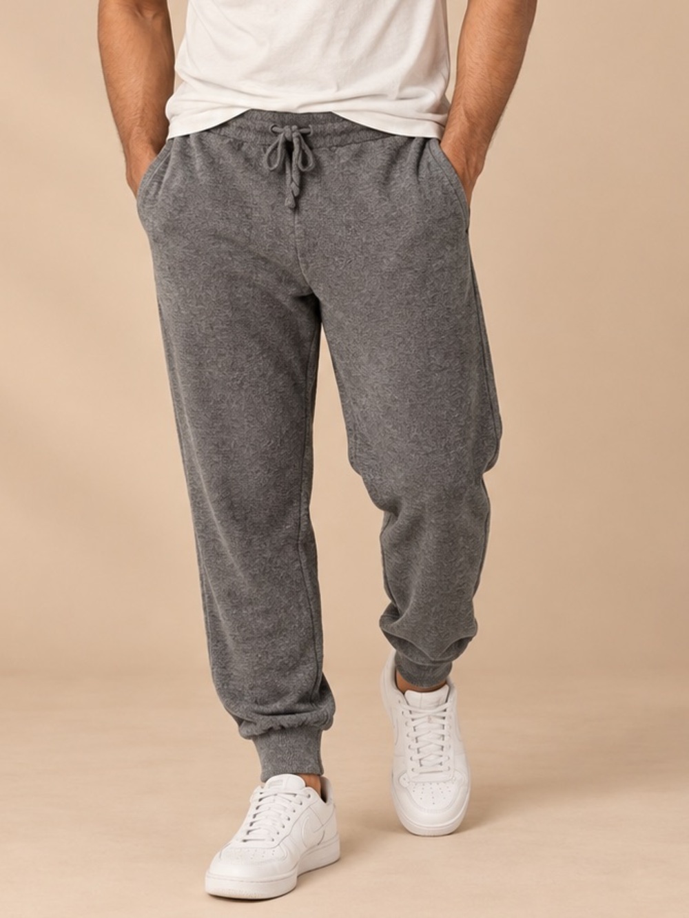 Barefoot Dreams CozyChic Ultra Lite Gray Jogger Pants Size Small